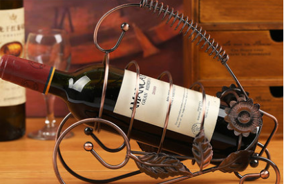 Vintage European Style Wine Rack Home Decor Piece