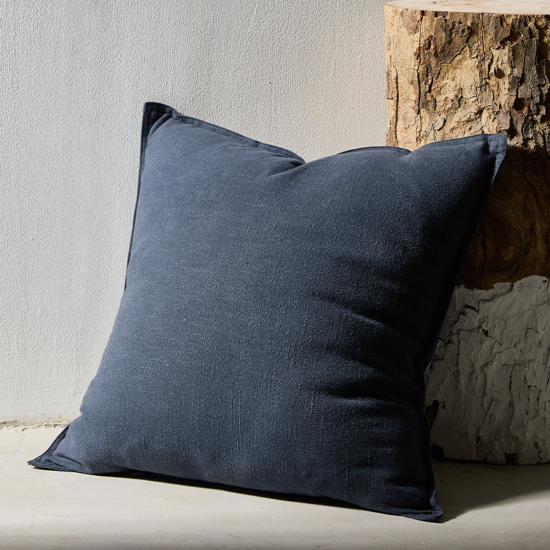 Solid Color Pure Cotton and Linen Modern Pillow