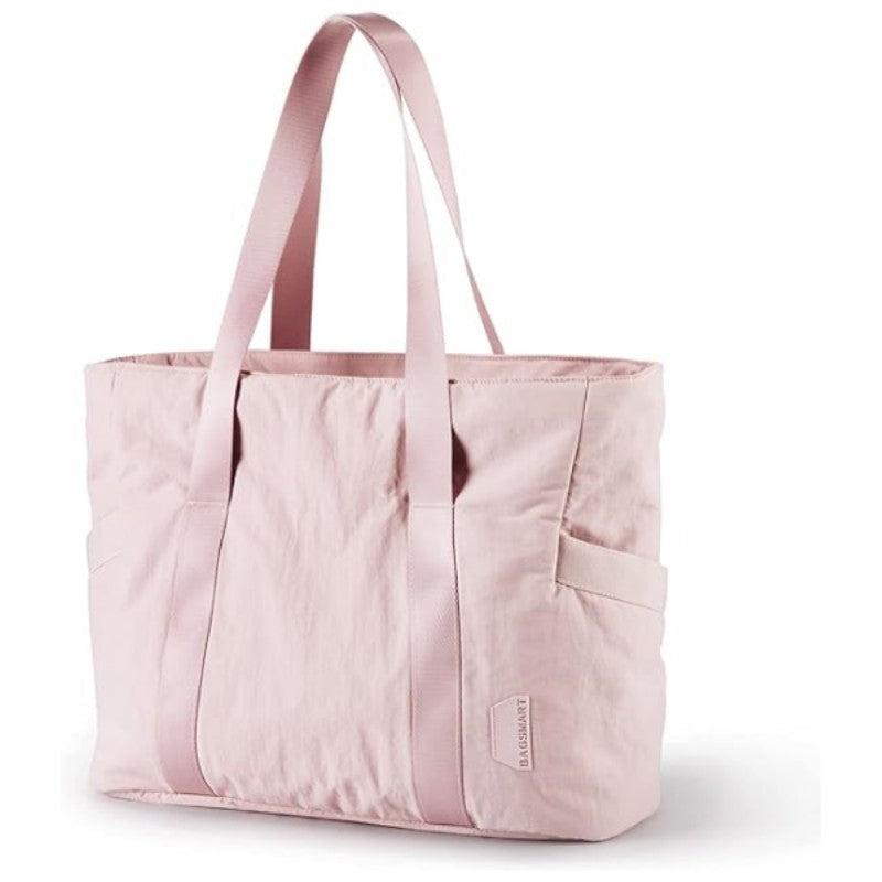 Large Capacity Women's Shoulder Bag with Yoga Mat Buckle