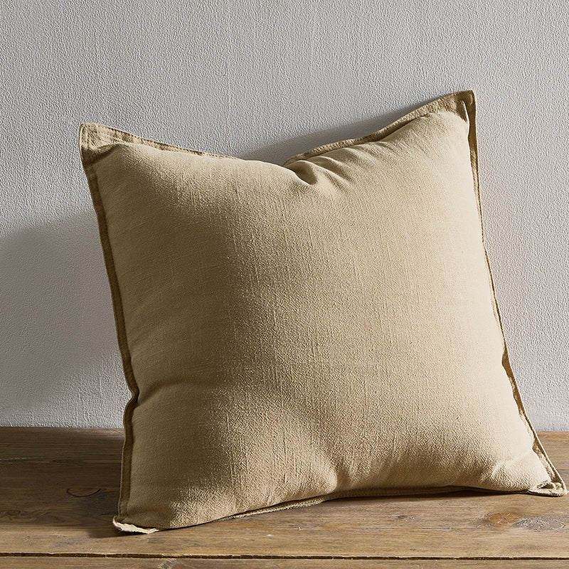 Solid Color Pure Cotton and Linen Modern Pillow