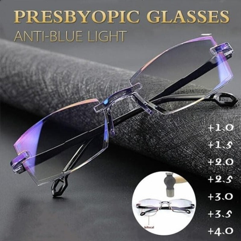Smart Zoom Anti-Blue Light Reading Glasses for All